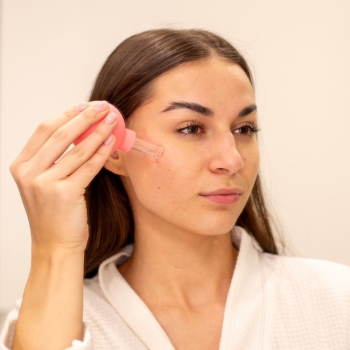 Bańki Bańki z gruszką do masażu twarzy i ciała różowe Różowy