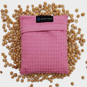 Akcesoria do ćwiczeń ermofor z pestkami wiśni 13 x 16 cm różowy Różowy