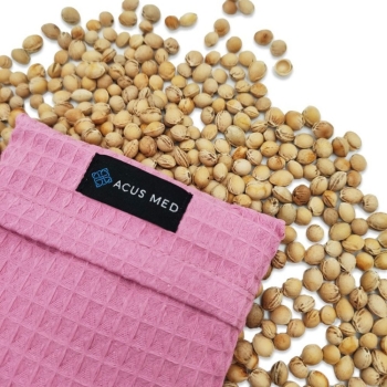 Akcesoria do ćwiczeń ermofor z pestkami wiśni 13 x 16 cm różowy Różowy