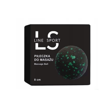 Piłki do masażu Piłka do rolowania 8 cm czarno-zielona czarno-zielony