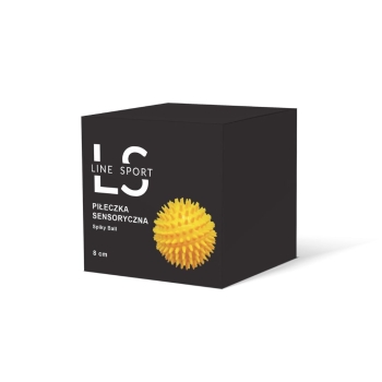 Piłki sensoryczne Piłeczka sensoryczna Spiky Ball 8 cm żółta Żółty