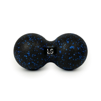 Piłki do masażu Podwójna piłka do masażu i rolowania Duoball 12 cm niebieski Niebieski