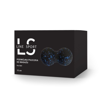 Piłki do masażu Podwójna piłka do masażu i rolowania Duoball 12 cm niebieski Niebieski