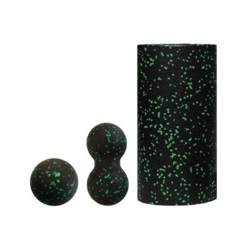 Rolki Zestaw do rolowania - wałek, duoball, piłeczka - zielony Zielony