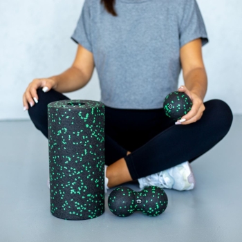 Rolki Zestaw do rolowania - wałek, duoball, piłeczka - zielony Zielony