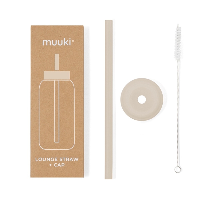 Butelki na wodę Lounge Straw+Cap Summer Sand 720 ml