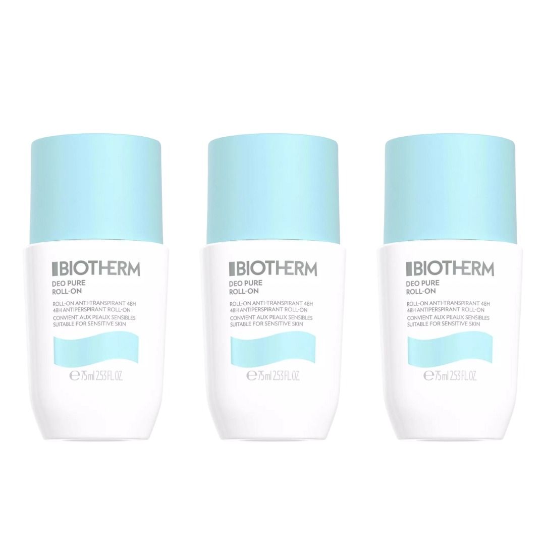 Biotherm Deo Pure Roll-On Trio Set — Inhaltsstoffe i ocena