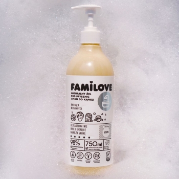 Żele i pianki pod prysznic FAMILOVE Żel pod prysznic i płyn do kąpieli Kwitnąca bergamotka 750 ml