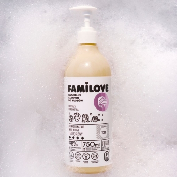 Szampony do włosów Familove Naturalny szampon do włosów Kwitnąca bergamotka 750 ml
