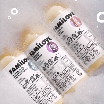 Szampony do włosów Familove Naturalny szampon do włosów Kwitnąca bergamotka 750 ml