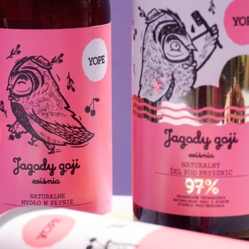 Mydła Yope Naturalne Mydło w Płynie Jagody Goji i Wiśnia 500 ml