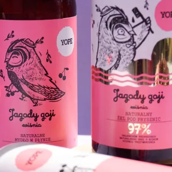 Żele i pianki pod prysznic Naturalny żel pod prysznic Jagody Goji i Wiśnia 400 ml