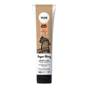 Odżywki do włosów Daily Heroes Super Shiny Odżywka do włosów z lnem 170 ml