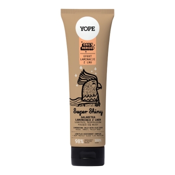 Pielęgnacja włosów i skóry głowy Daily Heroes Super Shiny Galaretka laminująca do włosów 140 ml