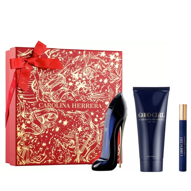 Zestaw prezentowy dla niej Good Girl Eau De Parfum 3-piece Gift Set | Aelia Duty Free Zestaw prezentowy dla niej Good Girl Eau De Parfum 3-piece Gift Set