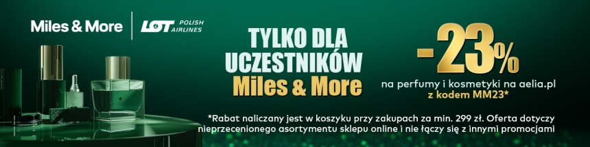 Black Friday Aelia x Miles&More -23%