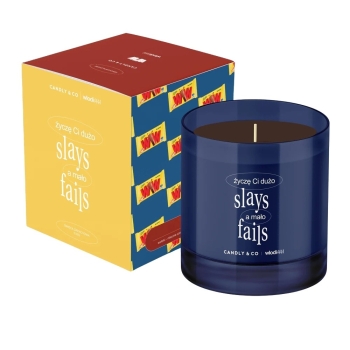 Świece zapachowe Candle Życzę Ci dużo slays, a mało fails 210 g