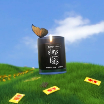 Świece zapachowe Candle Życzę Ci dużo slays, a mało fails 210 g