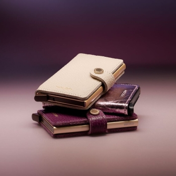 Portfele Miniwallet Pebble Grape Grape