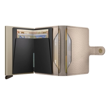 Portfele Miniwallet Pebble Latte Latte