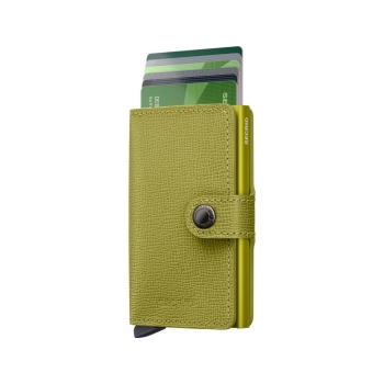 Portfele Miniwallet Crisple Lime Lime