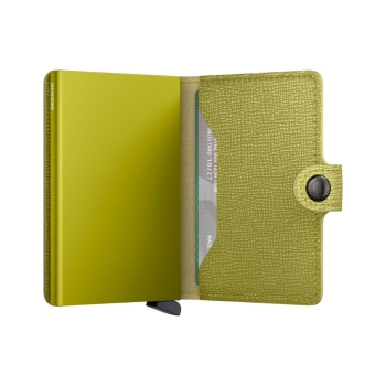 Portfele Miniwallet Crisple Lime Lime