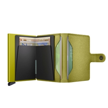 Portfele Miniwallet Crisple Lime Lime