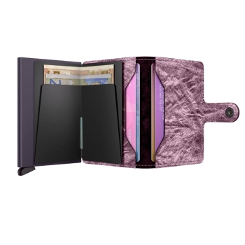 Portfele Miniwallet Crunch Pink Pink