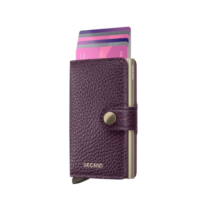 Portfele Miniwallet Pebble Grape Grape
