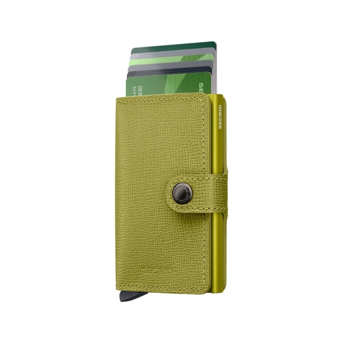 Portfele Miniwallet Crisple Lime Lime