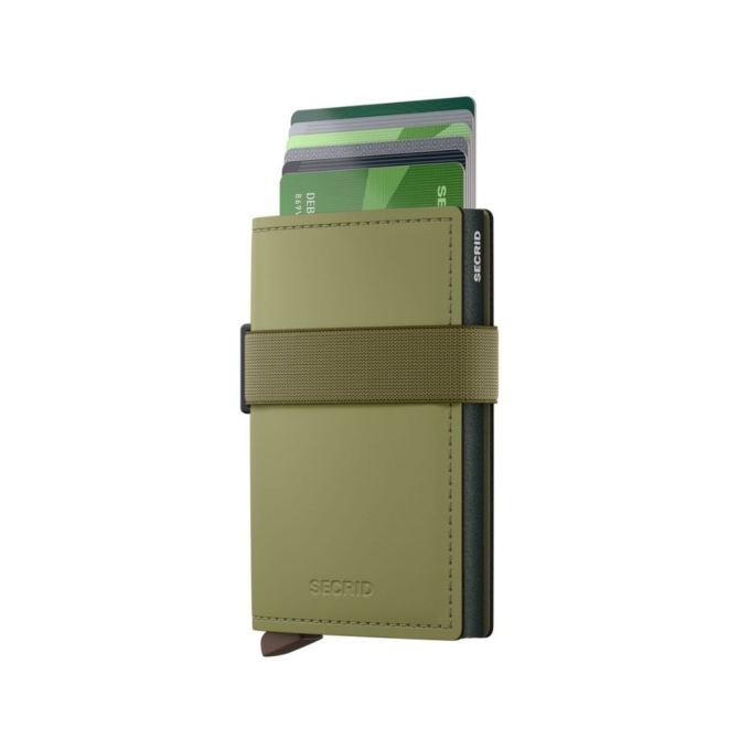 Portfele Bandwallet Matte Leaf Khaki Leaf Khaki
