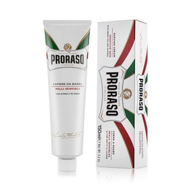 Żele do golenia Shaving Cream Tube Sensitive Green Tea 150 ml