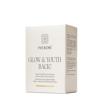 Zestaw do pielęgnacji twarzy dla niej 5-dniowa kuracja GLOW AND YOUTH BACK – przywróć skórze młodzieńczy blask 