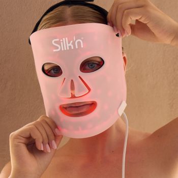 Maski LED Facial LED Mask 100 Maska LED Różowa na twarz 