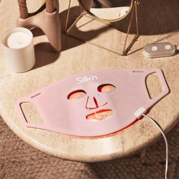 Maski LED Facial LED Mask 100 Maska LED Różowa na twarz 