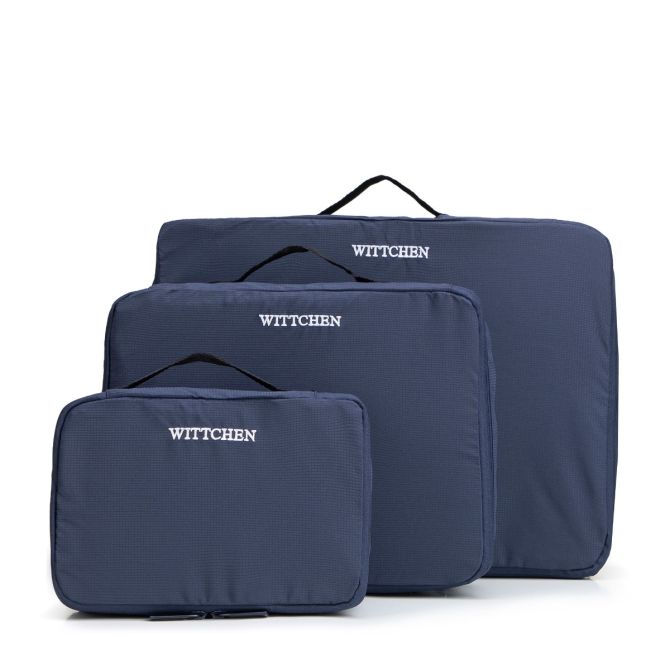 Torby Zestaw Organizerów Podróżnych Granatowy Granatowy