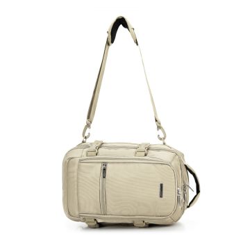 Plecaki Wielofunkcyjny Plecak Do Samolotu 2w1 Beżowy 18 l