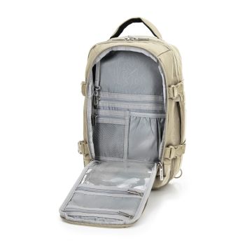 Plecaki Wielofunkcyjny Plecak Do Samolotu 2w1 Beżowy 18 l