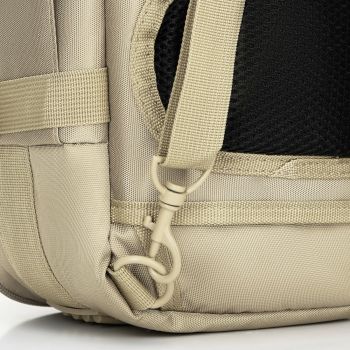 Plecaki Wielofunkcyjny Plecak Do Samolotu 2w1 Beżowy 18 l