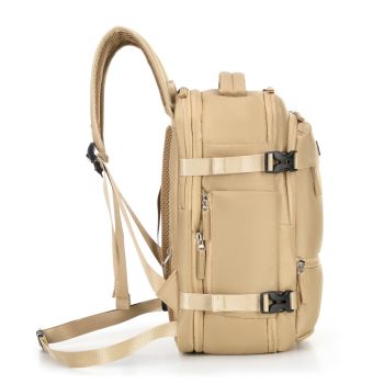 Plecaki Plecak Wielofunkcyjny Z Poszerzeniem Beżowy 24 l