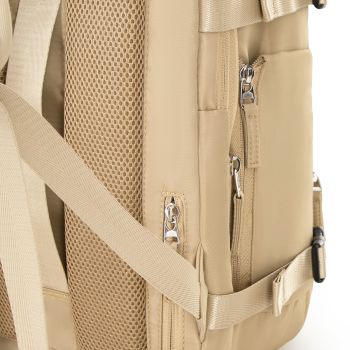 Plecaki Plecak Wielofunkcyjny Z Poszerzeniem Beżowy 24 l