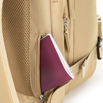 Plecaki Plecak Wielofunkcyjny Z Poszerzeniem Beżowy 24 l