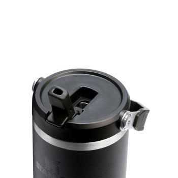 Kubki termiczne The IceFlow Flip Straw Black 2.0 890 ml