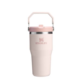 Kubki termiczne The IceFlow Flip Straw Rose Quartz 600 ml
