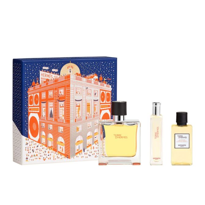 Zestaw prezentowy dla niego Terre d’Hermès Parfum Set | Aelia Duty Free Zestaw prezentowy dla niego Terre d’Hermès Parfum Set