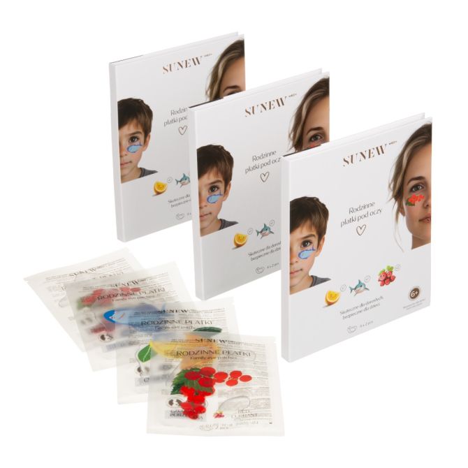 Oczyszczanie i demakijaż twarzy Rodzinne Płatki pod oczy 