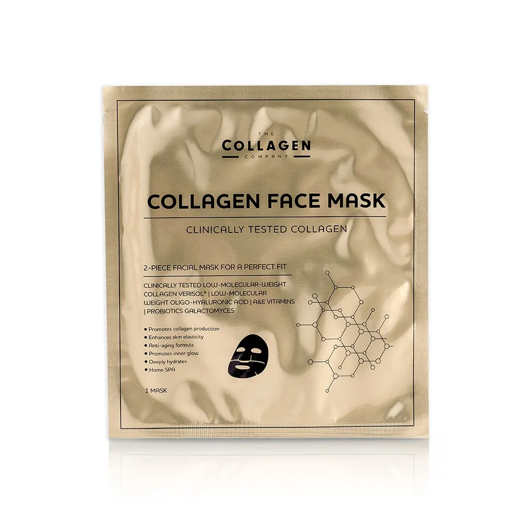 Тканевые маски для лица The Collagen Company, коллагеновые, увлажняющие, 5 шт — фото 2