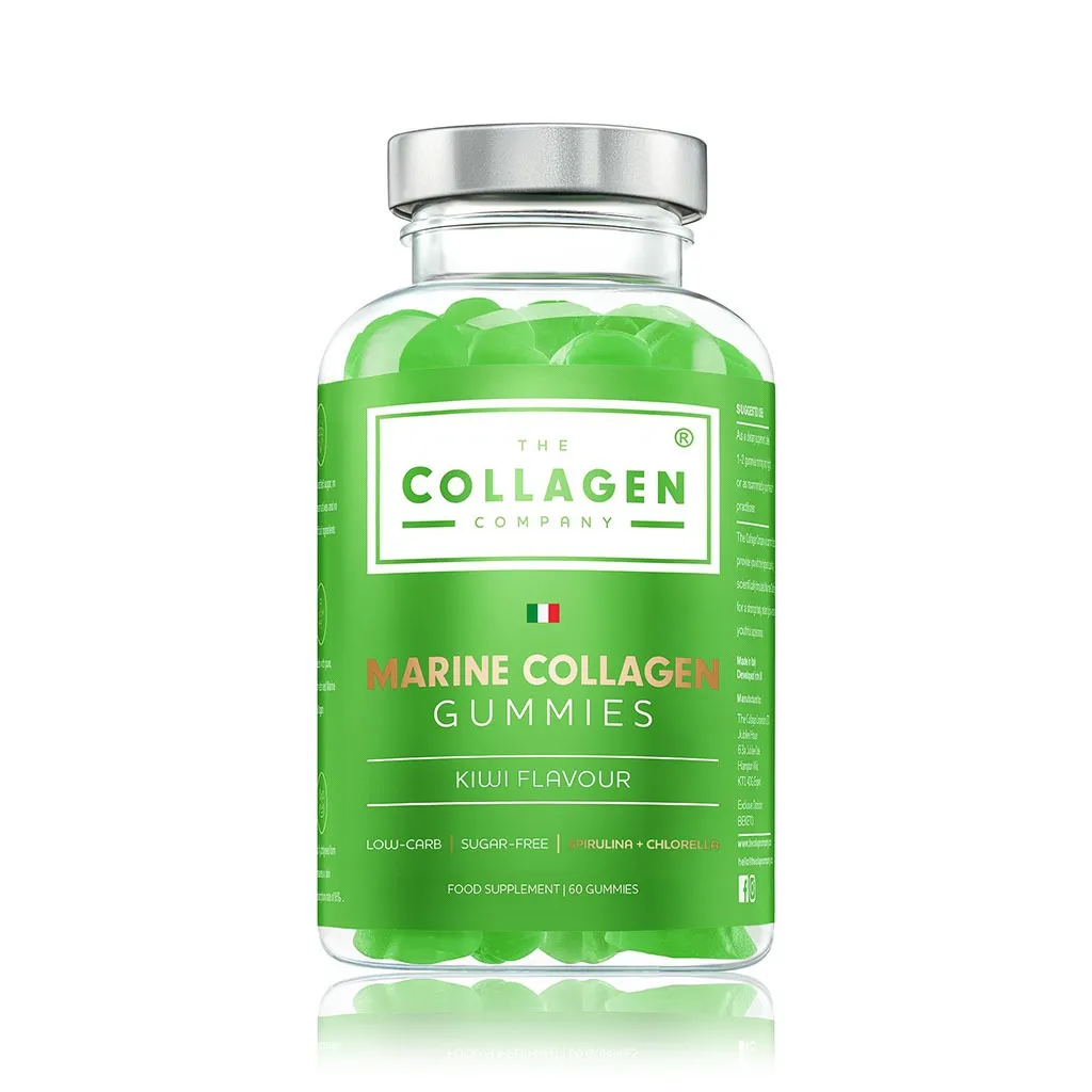 Мармеладки с морским коллагеном The Collagen Company, киви, для кожи, волос и ногтей