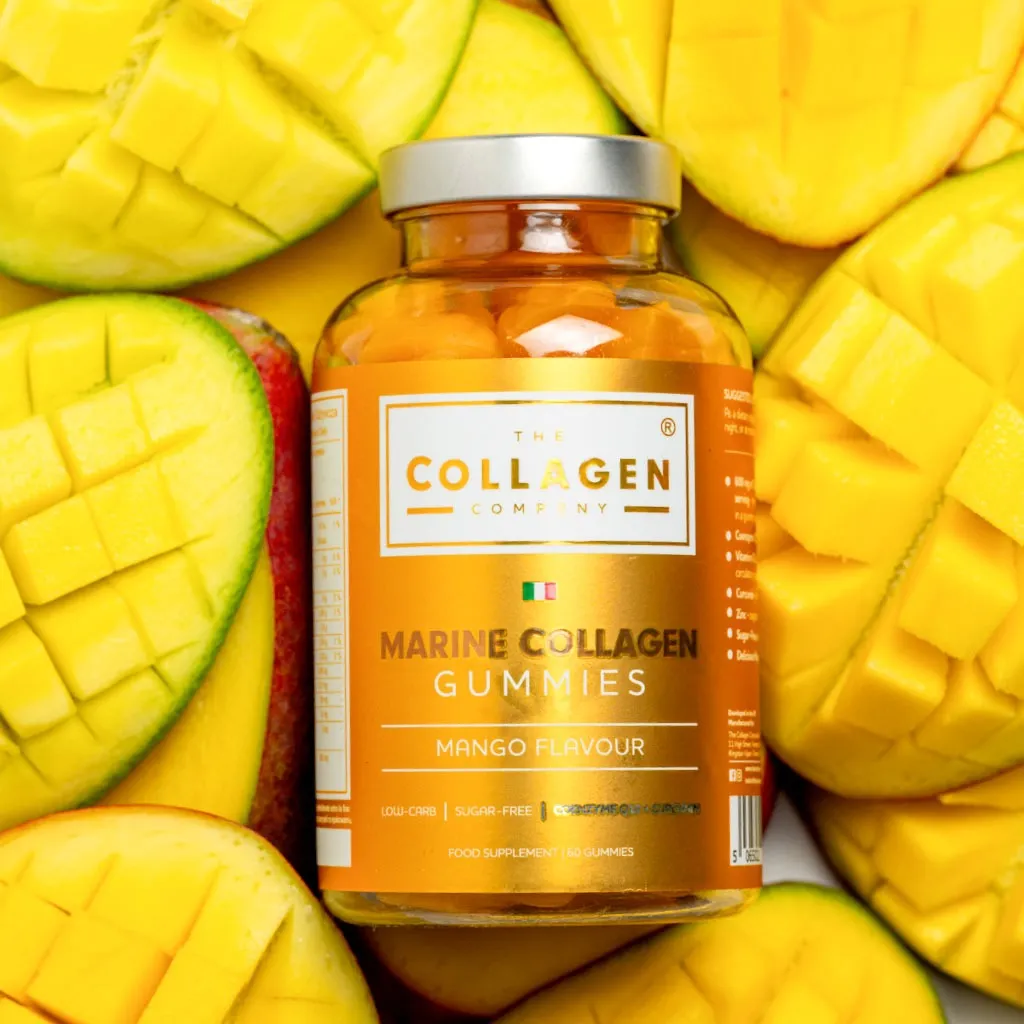 Мармеладки с морским коллагеном The Collagen Company, манго, для волос, кожи и ногтей — фото 2