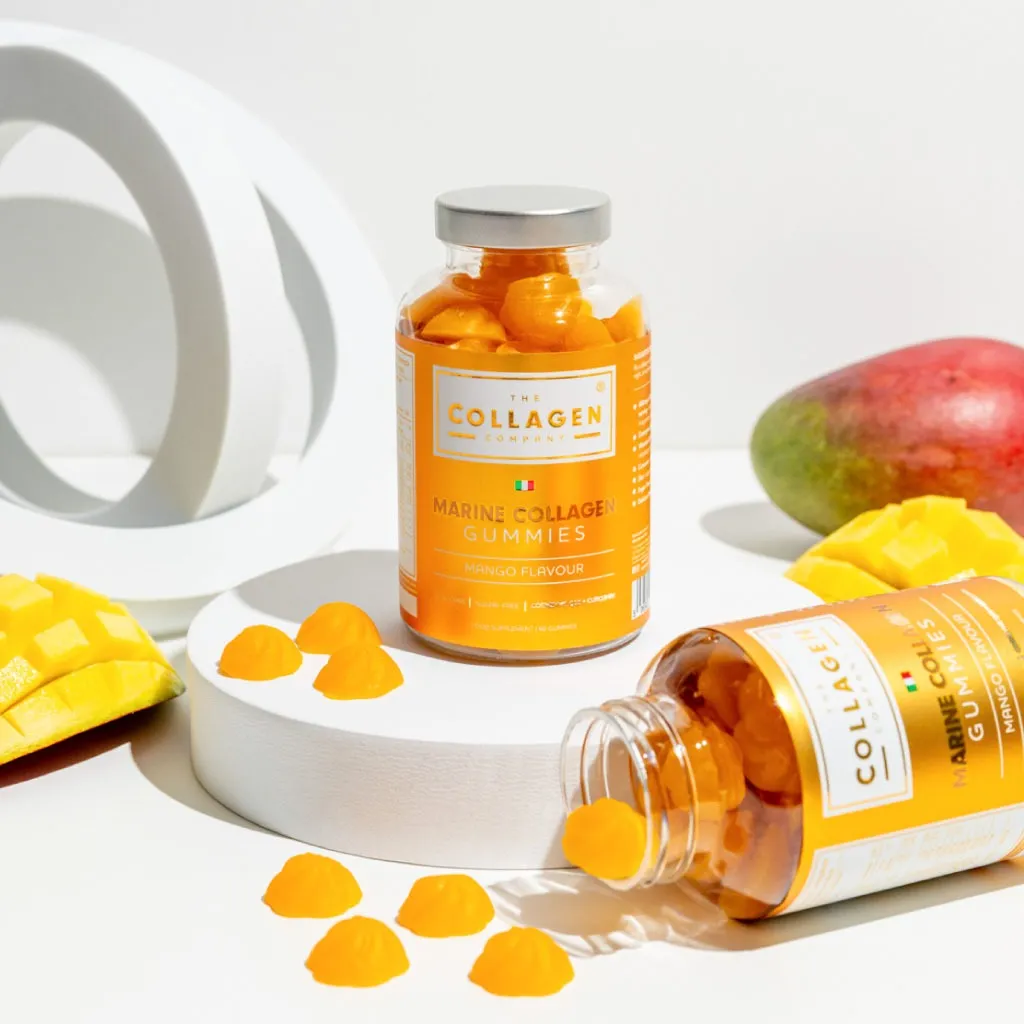Мармеладки с морским коллагеном The Collagen Company, манго, для волос, кожи и ногтей — фото 4
